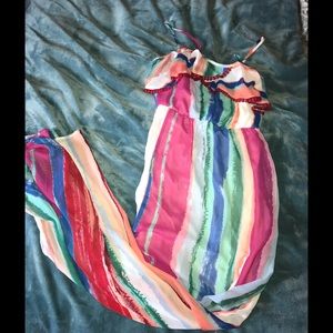 Multi color maxi dress🌸